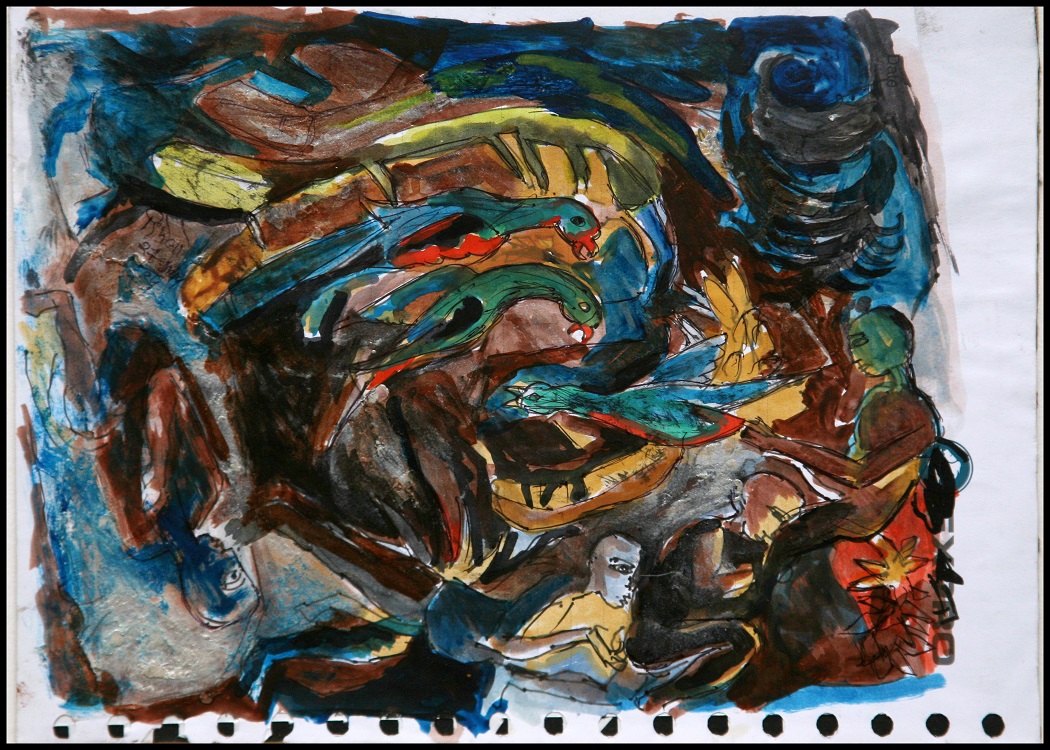 Dt191 Water Color On Paper  X  INC   Available.Jpg